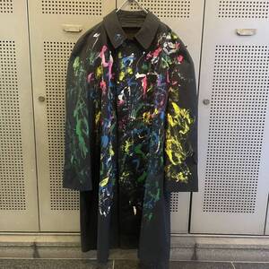 古着　ヴィンテージ　vintage コート　ステンカラーコート　リメイク　リメイクコート　London fog カラフル　個性派