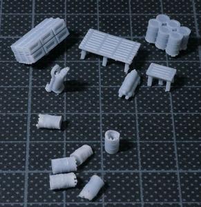 1:144 Payload Accessories for Trucks/Diorama German (レジンキット)　未組み立て・未塗装 CGD