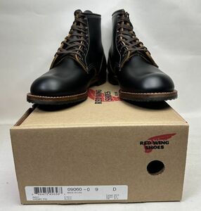 RED WING SHOES レッドウィング 9060 US9 約27cm ベックマン フラットボックス ラウンドトゥ ブーツ ブラックブラウン