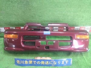 スバル ヴィヴィオ M300 E-KK4 純正 フロント バンパー 57720-KC980 ターンランプ付 再塗装品 ガリ傷・擦り傷・飛石有り 現状販売 中古