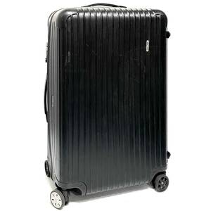 ジャンク『RIMOWA SALSA キャリーケース TSAロック ブラック』リモワ サルサ 4輪 旅行鞄 スーツケース トラベル 現状品 D-5111