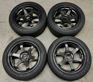 RAYS レイズ TE37 sonic PCD100 16インチ 7J+35＆ADVAN FLEVA 205/50 R16（ロードスターRFで使用）