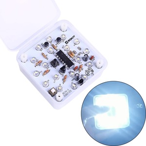 【送料無料】 DC 9-12V LED ナイトライト DIY 電子工作キット