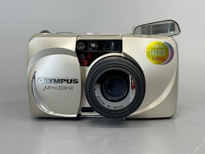 オリンパス OLYNPUS μ(mju:]ZOOM140 コンパクト フィルムカメラ ZOOM 38-140ｍｍ USED品