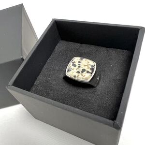 58 新品 トムウッド TOM WOOD クッション レオパード リング スクエア 指輪 シルバー Cushion LEOPARD RING TOMWOOD トム ウッド