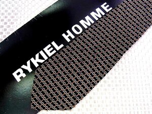 ♪35708C♪良品【金具 柄】リキエル【RYKIEL】ネクタイ