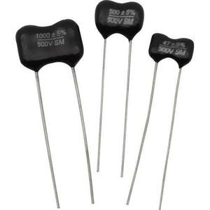 コンデンサ Capacitor - 500V, Silver Mica, ± 5%, 47 pF [送料170円から 同梱可]