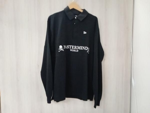 MASTERMIND WORLD NEW ERA 長袖ポロシャツ XLサイズ カラーブラック 店舗受取可　マスターマインド　ニューエラ