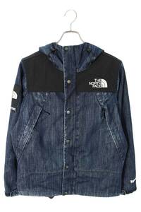 シュプリーム SUPREME ノースフェイス 15SS Denim Dot Shot Jacket サイズ:S デニムマウンテンパーカーブルゾン 中古 OM10