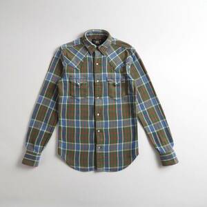 RRL　ダブルアールエル　ネルシャツ　長袖　チェック柄　美品　メンズ