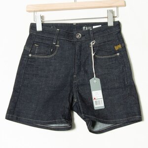 メール便○ タグ付き 未使用 G-Star Raw ジースターロウ サイズ26 USED加工 ハーフパンツ ショーツ ストレッチ レディース カジュアル