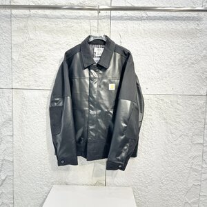 CARHARTT WIP カーハート JUNYA WATANABE スタジャンアウタージャケット コラボ ジャケット トップス ブラック 希少 中古 Mサイズ