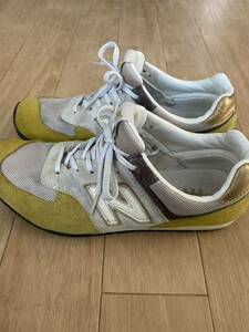 ニューバランス 574 newbalance 24 イエロー　ゴールド