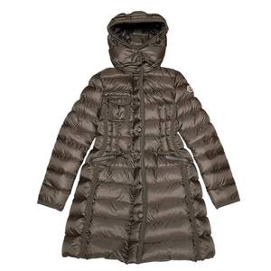 美品 MONCLER モンクレール HERMINE GIUBBOTTO HERMINE JACKET ダウンジャケット ナイロン ハンガー ブラウン系 レディース 00 国内正規品