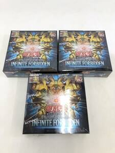 TR240606-02K/ 新品未開封 遊戯王OCG デュエルモンスターズ INFINITE FORBIDDEN インフィニット・フォビドゥン 初回生産版 3BOX 