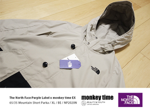 ◆ 美中古 XL 別注 THE NORTH FACE PURPLE LABEL 65/35 Mountain Short Parka ◆ ノースフェイス パープル レーベル マウンテン パーカー