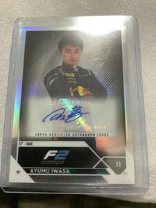 2023 Topps chrome F1 F2 Ayumi Iwasa 岩佐　歩夢　サインカード　無限　ホンダ