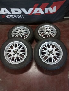 185/65R15 トーヨータイヤ　ガリット　G5 ホイール付き4本