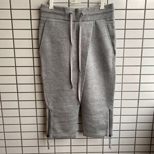 ヘルムートラング クロップド スウェットパンツ S ライトグレー HELMUT LANG