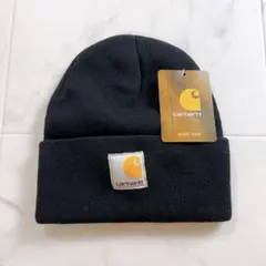 新品タグ付き✨carhartt ニット帽 ビーニー ブラック