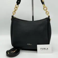 ✨️ 美品✨️FURLA コメタ ハンドバッグ 2way レザー フォーマル 黒