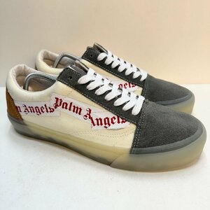 27.5cm VANS VAULT OLD SKOOL LX Palm Angels VN0A4BVF78M バンズ ボルト オールドスクール グレーホワイト メンズ スニーカー IN 1000176