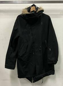 SOPHNET. ソフネット 2 LAYER MODS COAT ツーレイヤー モッズ コート 2016AW フード パーカー 日本製 ブラック 黒 ウール ポリエステル