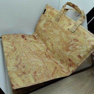 ルー・ガービッジ WOOD PRINT 45L ROO GARBAGE エコバッグ トートバッグ