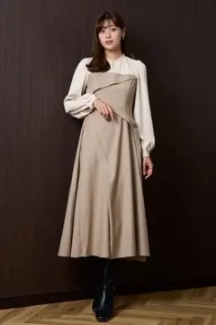 即完売 herlipto Bicolor Draped Dress