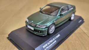 即決　京商　BMW　ALPINE B3 S アルピナ　クーペ　グリーンメタリック　E46　1/43　絶版　レア