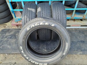 パF3445■215/60R17C 109/107R　4本価格　GOODYEAR EAGLE＃1 NASCAR　送料無料 夏 ホワイトレター ハイエース キャラバン NV350