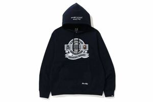 BATHING APE NEIGHBORHOOD BAPE NBHD ベイプ ネイバーフッド RELAXED FIT PULLOVER HOODIE フーディー パーカー NAVY ネイビー M