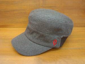 新品Clef (クレ)KNT RIB WORK CAP(XL)BROWN