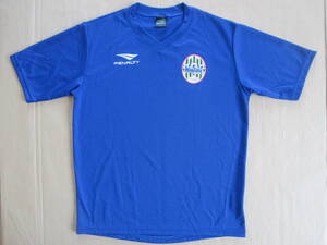 送料210円 Montedio YAMAGATA ロゴ プリント Tシャツ 青 S 身幅49cm モンテディオ山形 サッカーJリーグ J2 ウインスポーツ PENALTY