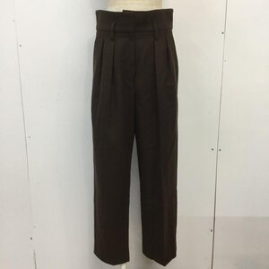 MOUSSY 0 マウジー パンツ スラックス 010CAG30-7320 ハイウエスト タック Pants Trousers Slacks 茶 / ブラウン / 10064559