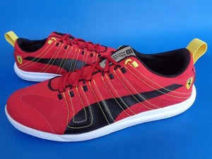 12714■新品 デッド PUMA Scuderia Ferrari Running Shoes プーマ フェラーリ ランニング シューズ 赤 25 cm 305296-02