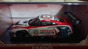 1/43 EBBRO 2015年ブランパン耐久シリーズチャンピオン ニッサンGT-R NISMO GT3#23 W・ライプ、A・バンコム、千代勝正