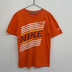 Q38 NIKE ナイキ　半袖tシャツ　プリントtシャツ　オレンジ　メンズS