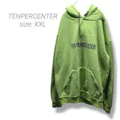 【テンパーセンター】TENPERCENTER フード付きパーカー XXL 黄緑