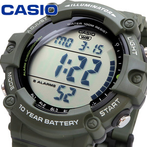 CASIO カシオ 腕時計 チープカシオ 海外モデル 大画面 ロングベルト(腕回り24センチまで対応) メンズ AE-1500WHX-3AV