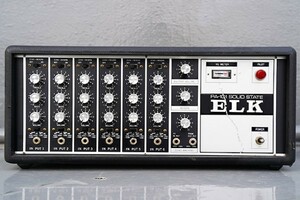 ELK エルク PA-101 SOLID STATE 6ch PAアンプ 国産ヴィンテージ