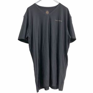 UNDER ARMOUR 半袖 プリントTシャツ L～ ブラック ブラウン アンダーアーマー Vネック ドライ スポーツ 古着卸 アメリカ仕入 a507-6467