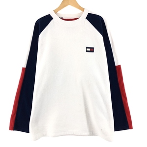 古着 90年代 トミーヒルフィガー TOMMY HILFIGER フリースプルオーバー メンズL ヴィンテージ /eaa363069 【SS2403】