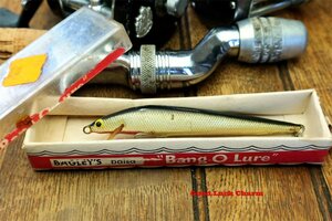 真鍮 鰻皮 BAGLEY BANG-O-LURE オールド バグリー バングオー 検) ABU ハトリーズ BALSA50 ハンクル ザウルス HEDDON ハンドメイドミノー