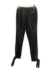 RhodolirioN Pant-Synthetic Leather ボトム 0 フェイクレザー ブラック LN869