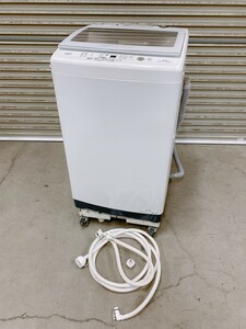 中古 アクア 全自動洗濯機 8.0kg AQW-GV80J 2020年 洗濯機 AQUA 引取歓迎 茨城県常陸大宮市 0326か6 H 家C