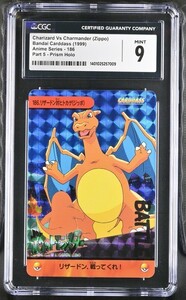 1999 ポケモンカード CGC9 アニメコレクション リザードン Charizard POKEMON JAPANESE PSA