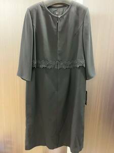 d7d137 新品　タグ付き　ブラックフォーマル ワンピース フオーマルワンピース 喪服 冠婚葬祭 礼服