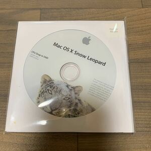 Apple Mac OS X Snow Leopard バージョン10.6.開封済み ※インストール可は未確認