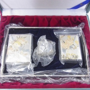 1円～ 銀製 シガレットケース SILVER シルバー 煙草箱 莨箱 金工 彫金 喫煙具